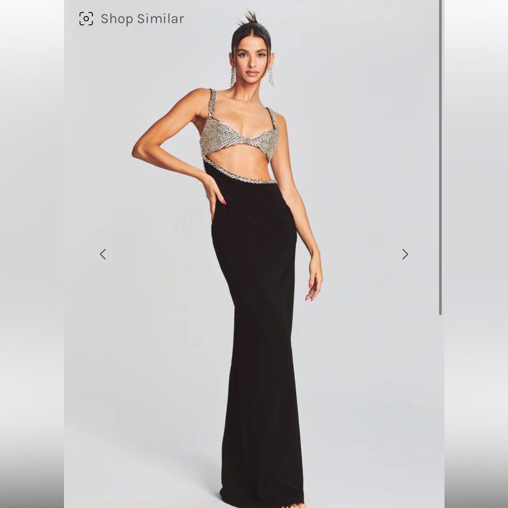 RETROFETE Fernanda Maxi Dress Black